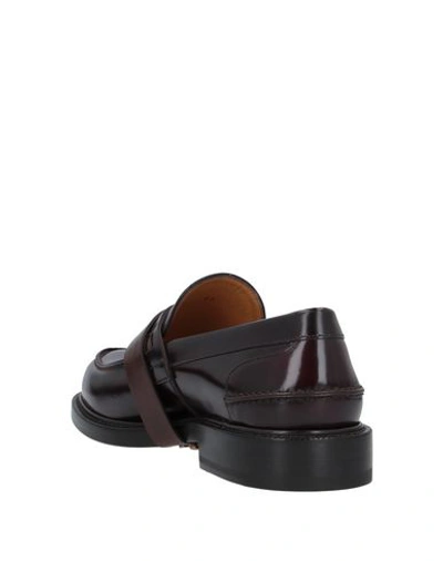 Shop Valentino Loafers In Deep Purple