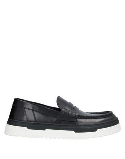 Shop Valentino Loafers In Black