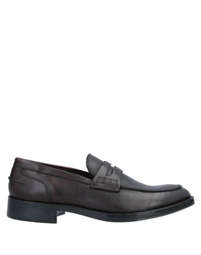 Shop Anderson Loafers In Dark Brown