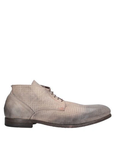 Shop Pawelk's Laced Shoes In Light Grey