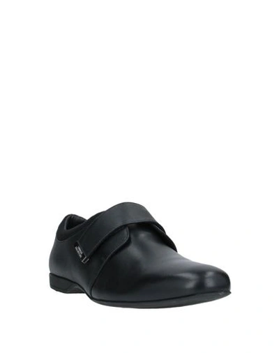 Shop Versace Loafers In Black