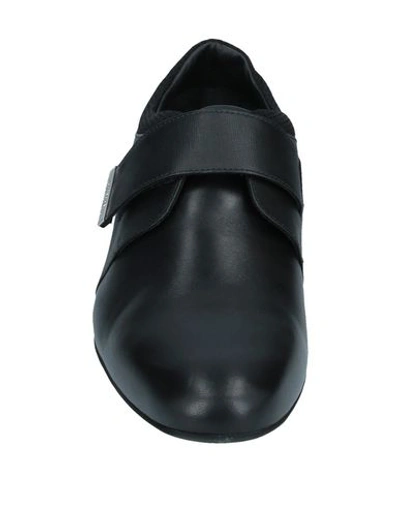 Shop Versace Loafers In Black