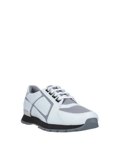 Shop Versace Sneakers In Light Grey