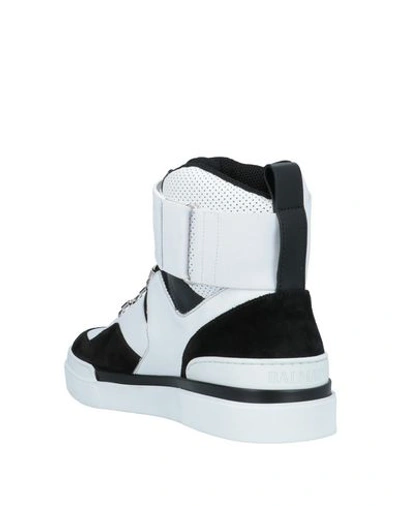 Shop Balmain Sneakers In White