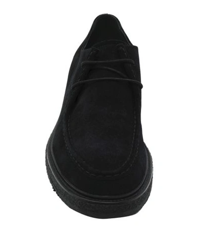 Shop Tod's Man Lace-up Shoes Black Size 10 Soft Leather