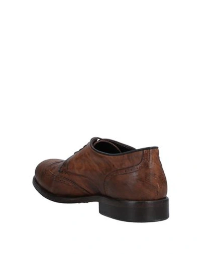 Shop Pawelk's Laced Shoes In Brown