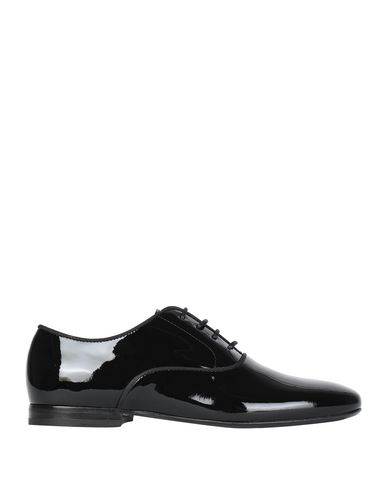Lanvin Patent Leather Oxford Shoes In Black Modesens