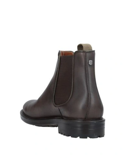 Shop Brimarts Ankle Boots In Dark Brown