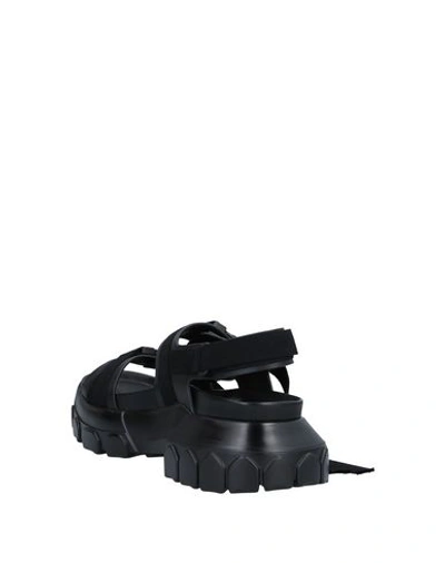 Shop Rick Owens Sandals In Black