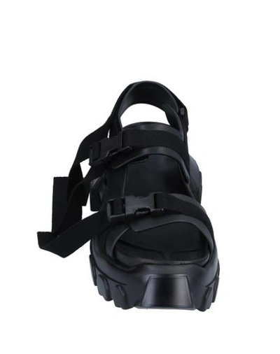 Shop Rick Owens Sandals In Black