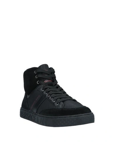 Shop Versace Jeans Sneakers In Black