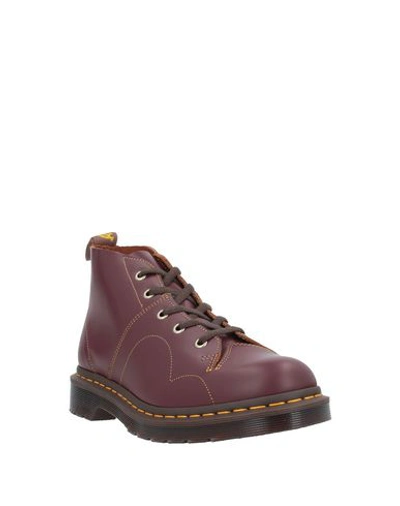 Shop Dr. Martens' Ankle Boot In Maroon