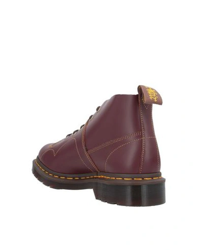 Shop Dr. Martens' Ankle Boot In Maroon