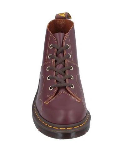 Shop Dr. Martens Ankle Boot In Maroon