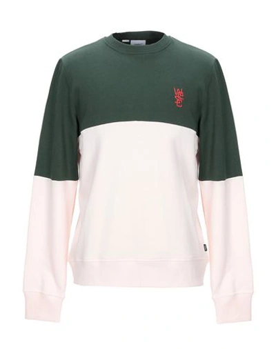 Shop Wesc Sweatshirt In Dark Green
