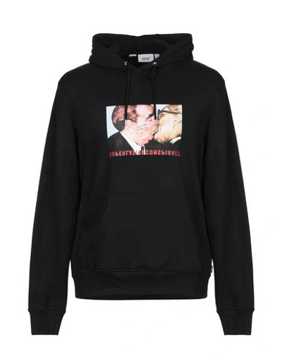 Shop Wesc Hooded Sweatshirt In Black
