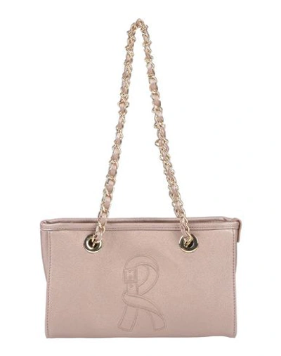 Shop Roberta Di Camerino Shoulder Bag In Dove Grey