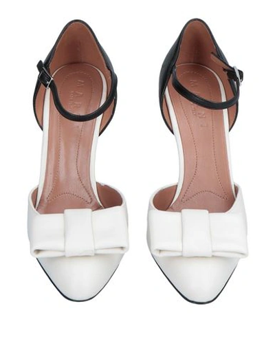 Shop Marni Pump In Ivory