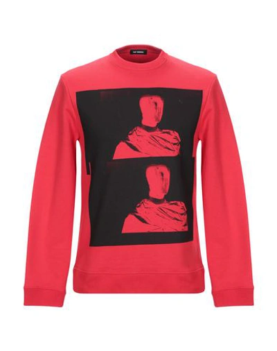 Shop Raf Simons Sweatshirt In Red