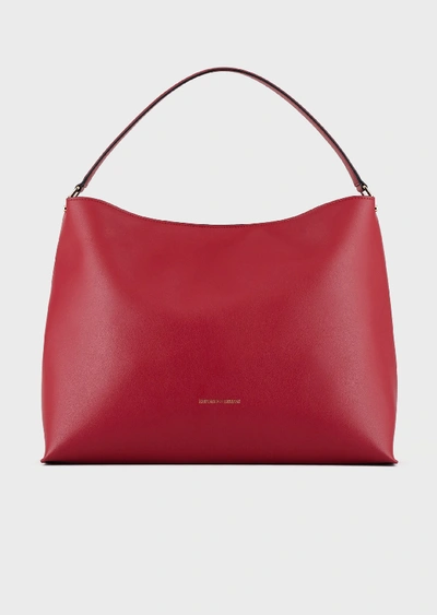Shop Emporio Armani Hobo Bags - Item 45473945 In Red