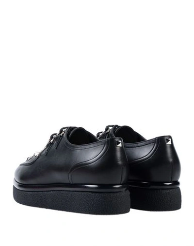Shop Valentino Laced Shoes In Black