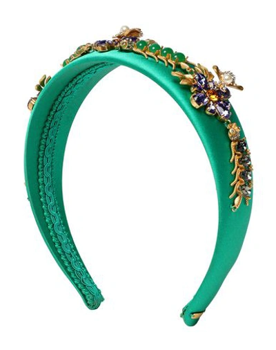 Shop Dolce & Gabbana Hair Accessory In Green