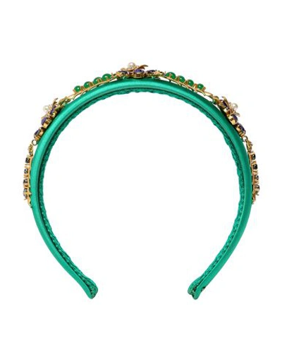 Shop Dolce & Gabbana Hair Accessory In Green