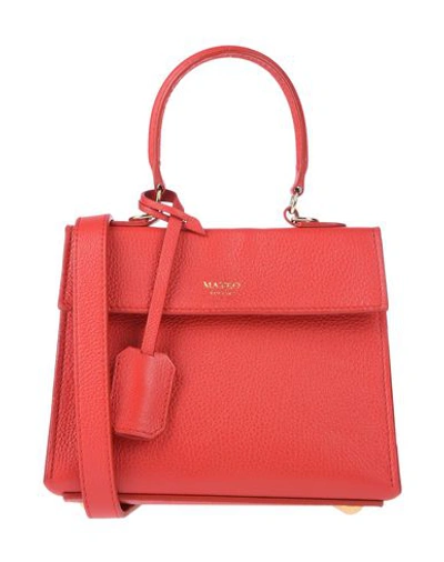 Shop Mateo New York Handbag In Red