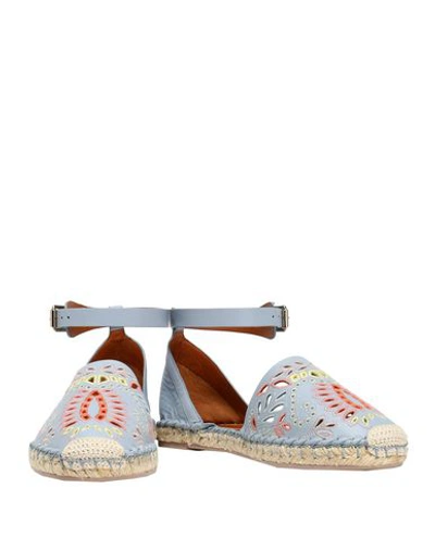 Shop Valentino Espadrilles In Sky Blue