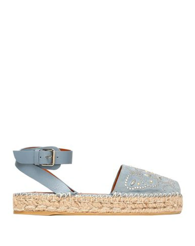 Shop Valentino Espadrilles In Grey