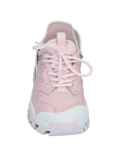 Shop Calvin Klein 205w39nyc Sneakers In Light Pink
