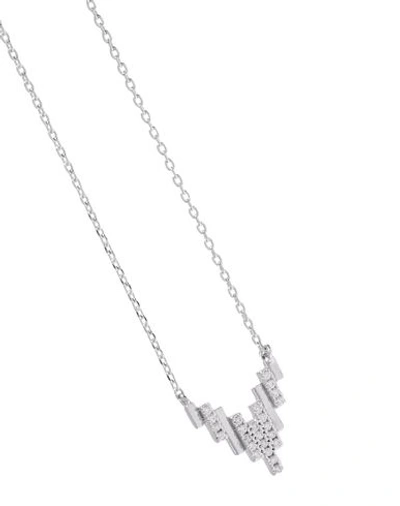 Shop Astrid & Miyu Necklace In Silver