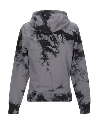 Helmut Lang Hooded Sweatshirt In Grey