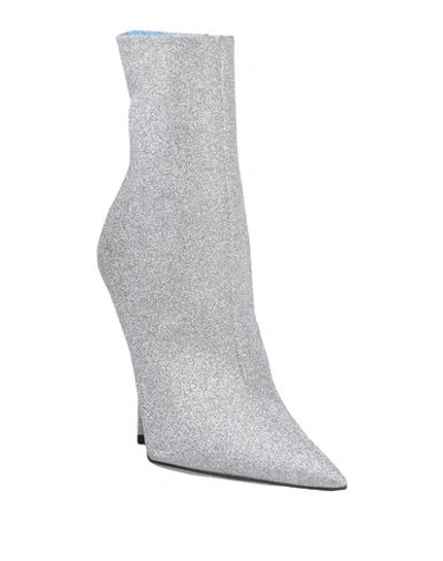 Shop Balenciaga Ankle Boots In Light Grey