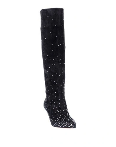 Valentino Knee Boots In Black