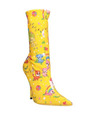 Shop Balenciaga Ankle Boot In Yellow
