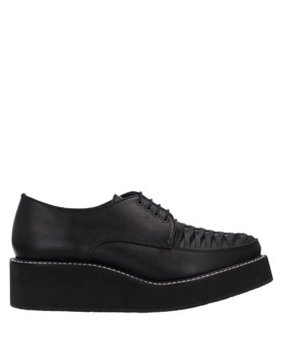 Shop Y's Laced Shoes In Black