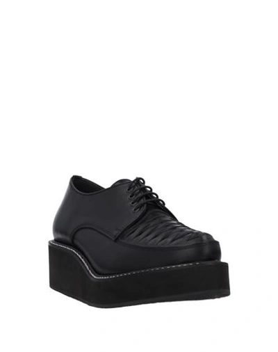 Shop Y's Laced Shoes In Black