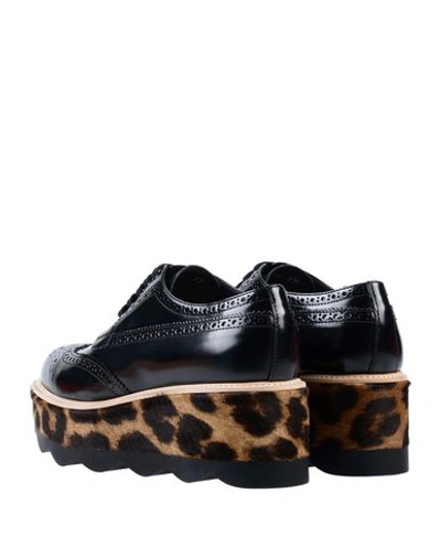 Shop Prada Laced Shoes In Black