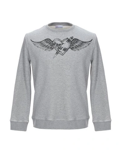 Shop Red Valentino Sweatshirt In Grey