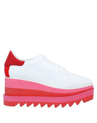 Shop Stella Mccartney Laced Shoes In White