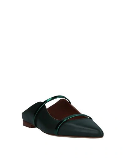 Shop Malone Souliers Mules In Green