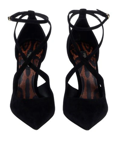 Shop Dolce & Gabbana Woman Pumps Black Size 9.5 Goat Skin