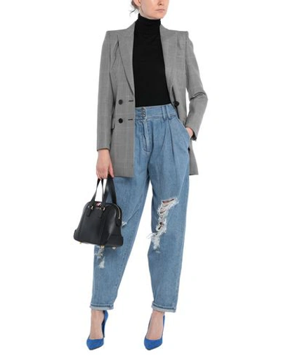 Shop Thom Browne Woman Handbag Black Size - Calfskin
