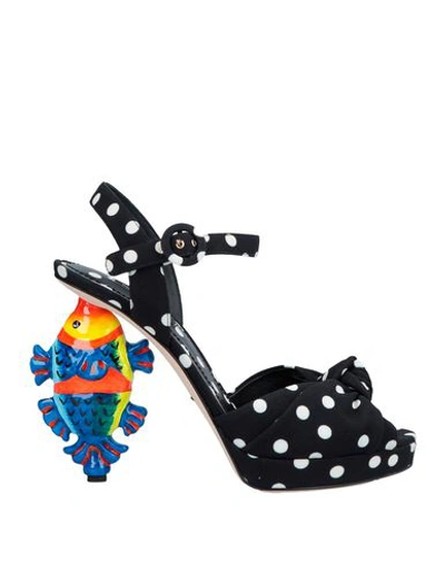 Shop Dolce & Gabbana Sandals In Black