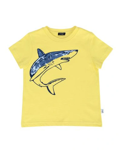 Shop Il Gufo T-shirts In Yellow