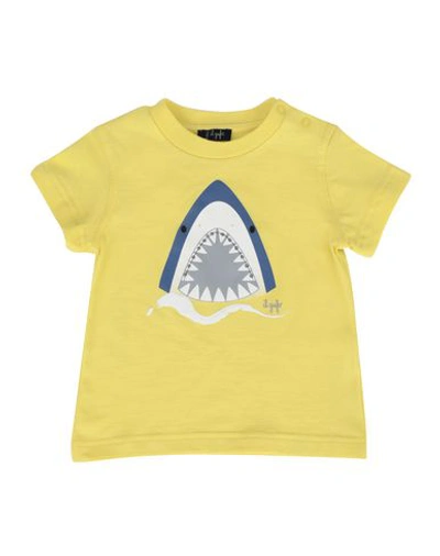 Shop Il Gufo T-shirts In Yellow
