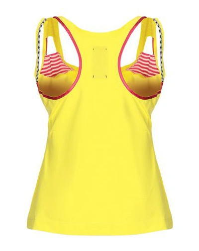 Shop Antonio Marras Tank Top In Yellow