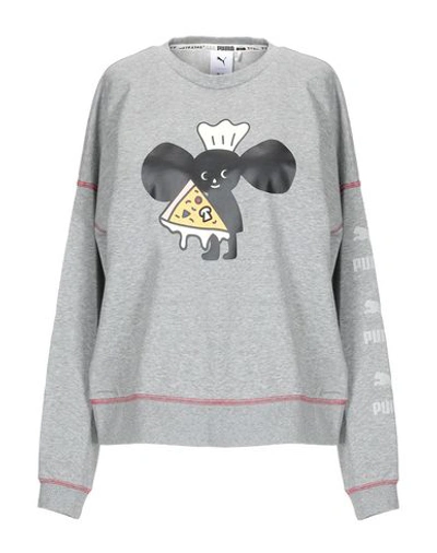 Shop Puma Sweatshirt In Grey