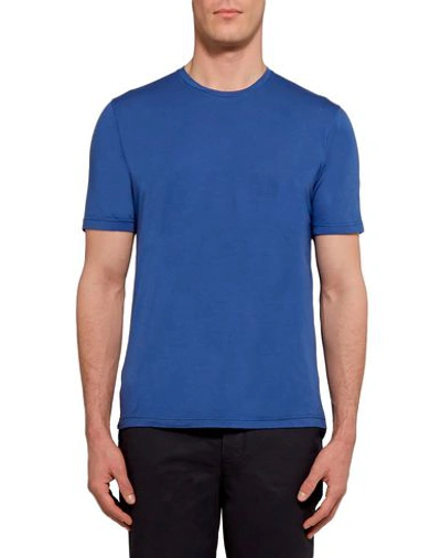 Shop Aspesi T-shirt In Blue